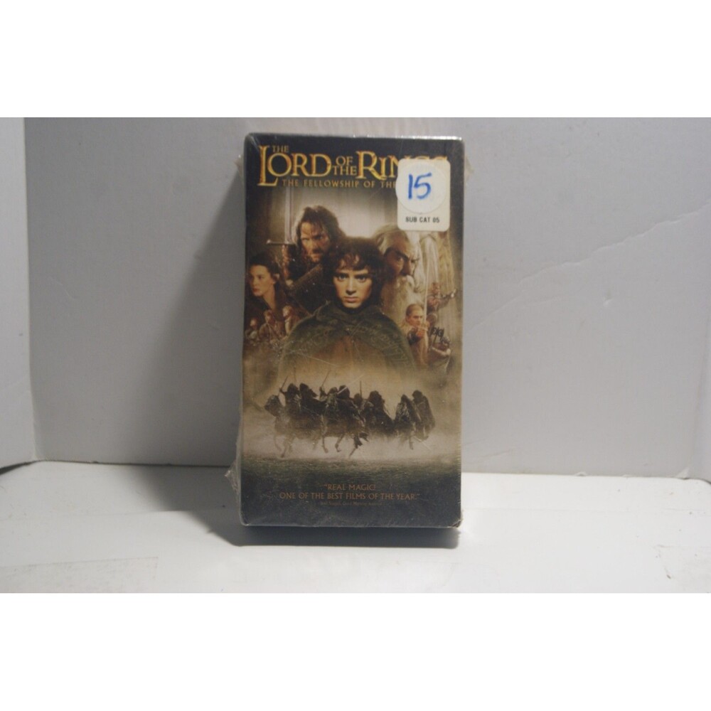 Lord Of The Rings The Fellowship Of The Ring VHS 2001 New Sealed SCFI